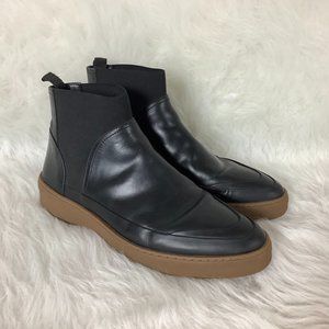 Jack Erwin Black Leather Thea Chelsea Boot 8
